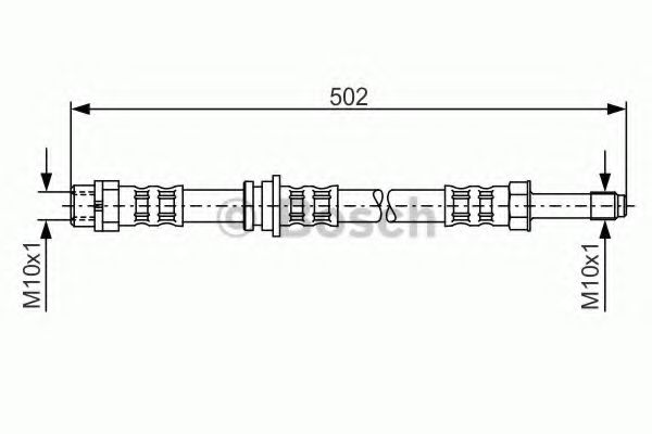 Тормозной шланг BOSCH 1 987 476 971
