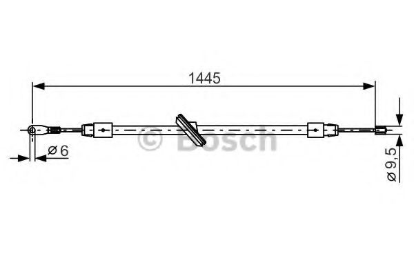 Трос ручного тормоза BOSCH 1 987 477 905
