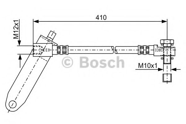 Тормозной шланг BOSCH 1 987 481 047