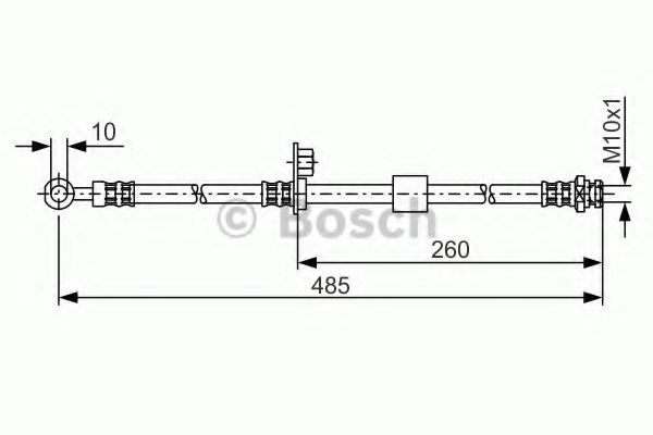 Тормозной шланг BOSCH 1 987 481 054