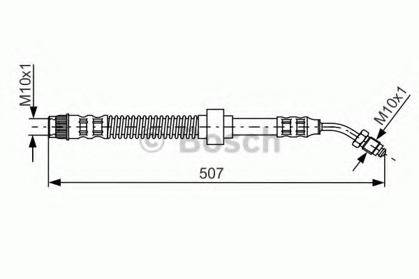 Тормозной шланг BOSCH 1 987 481 150