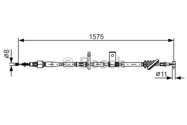 Трос ручного тормоза BOSCH 1 987 482 095