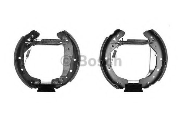 Тормозные колодки барабанные BOSCH 0 204 114 633