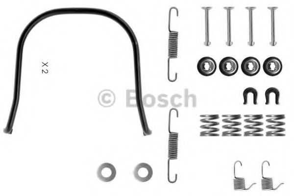 Ремкомплект барабанных колодок BOSCH 1 987 475 095