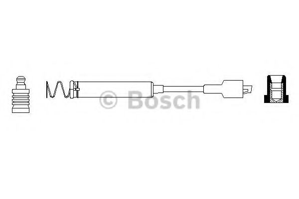 Провод зажигания BOSCH 0 986 356 160