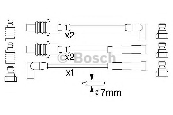 Комплект проводов зажигания BOSCH 0 986 356 794 Комплект проводов зажигания BOSCH 0 986 356 794
