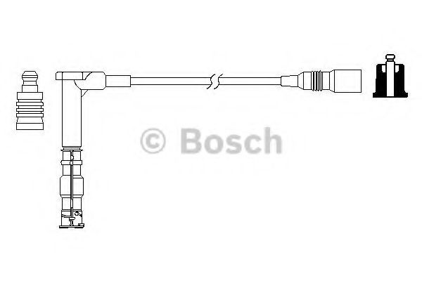 Провод зажигания BOSCH 0 986 357 710 Провод зажигания BOSCH 0 986 357 710