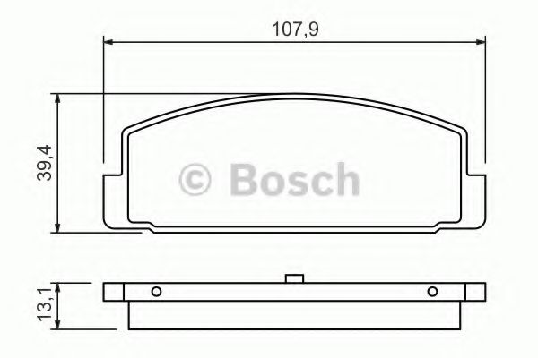Тормозные колодки BOSCH 0 986 424 295