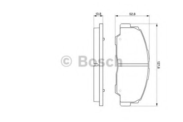 Тормозные колодки BOSCH 0 986 424 297