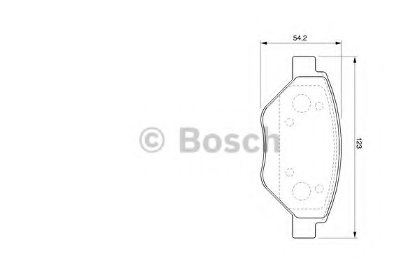 Тормозные колодки BOSCH 0 986 424 774