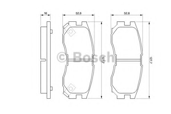 Тормозные колодки BOSCH 0 986 460 979