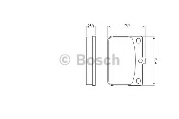 Тормозные колодки BOSCH 0 986 467 031