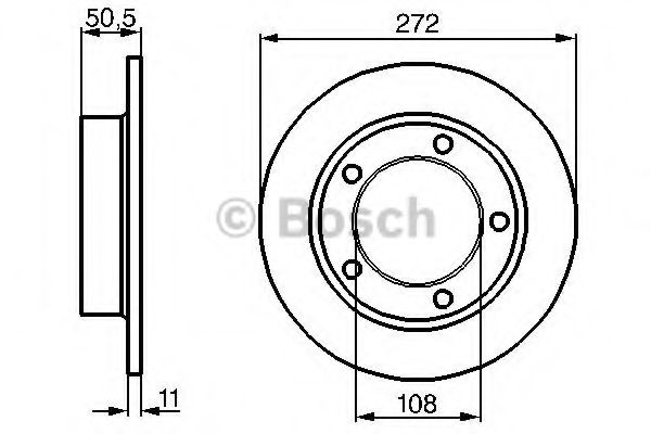 Тормозной диск BOSCH 0 986 478 746