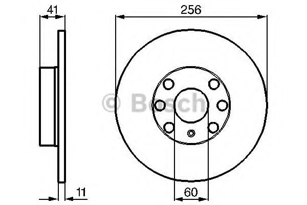 Тормозной диск BOSCH 0 986 478 880
