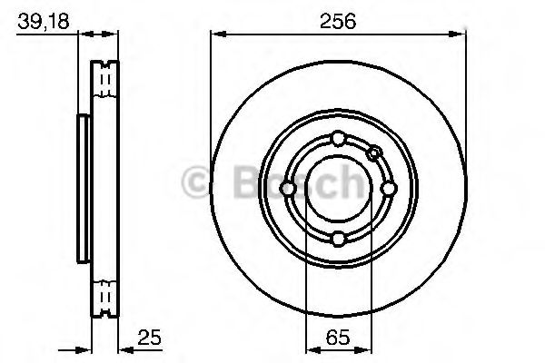 Тормозной диск BOSCH 0 986 479 054