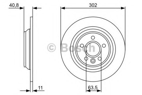 Тормозной диск BOSCH 0 986 479 397 Тормозной диск BOSCH 0 986 479 397