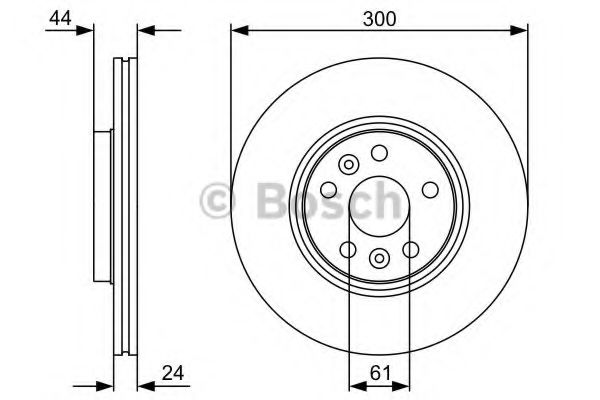 Тормозной диск BOSCH 0 986 479 554 Тормозной диск BOSCH 0 986 479 554