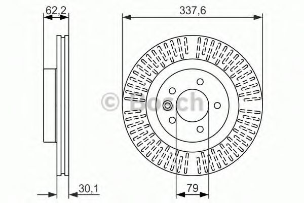 Тормозной диск BOSCH 0 986 479 705