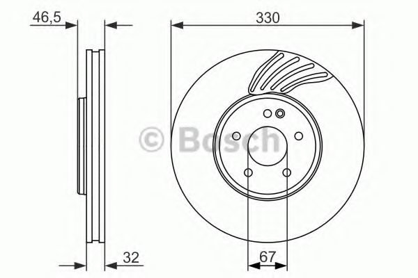 Тормозной диск BOSCH 0 986 479 719
