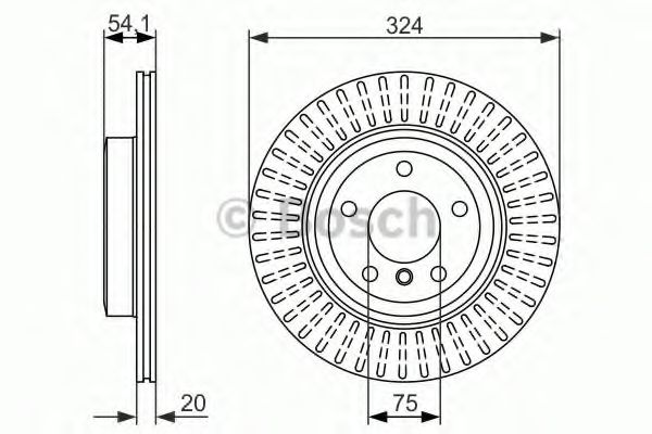 Тормозной диск BOSCH 0 986 479 731