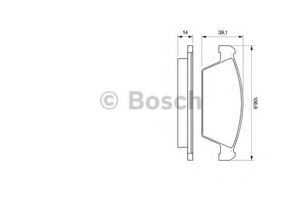 Тормозные колодки BOSCH 0 986 494 066