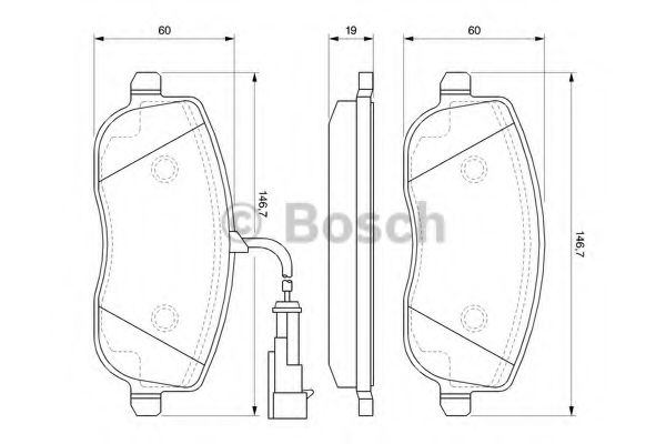 Тормозные колодки BOSCH 0 986 494 068