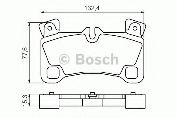 Тормозные колодки BOSCH 0 986 494 205