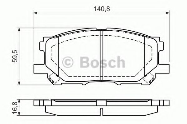 Тормозные колодки BOSCH 0 986 494 218