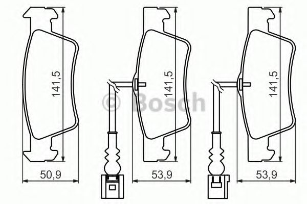 Тормозные колодки BOSCH 0 986 494 219