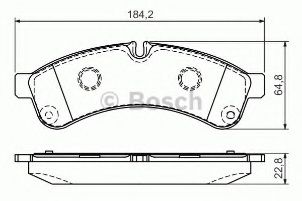 Тормозные колодки BOSCH 0 986 494 335