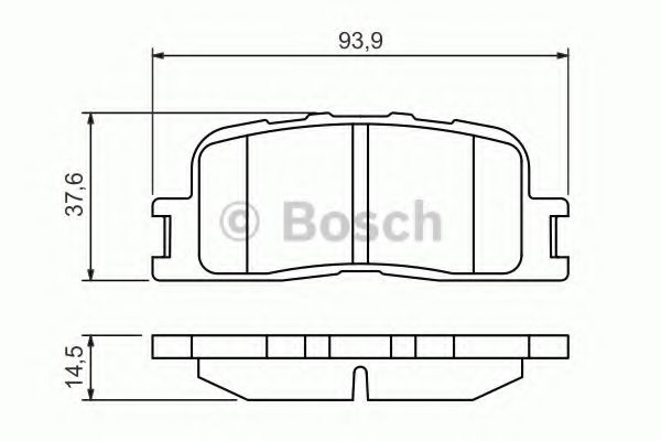 Тормозные колодки BOSCH 0 986 494 359