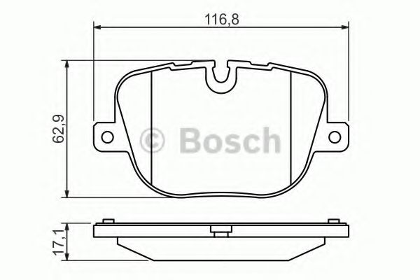 Тормозные колодки BOSCH 0 986 494 409