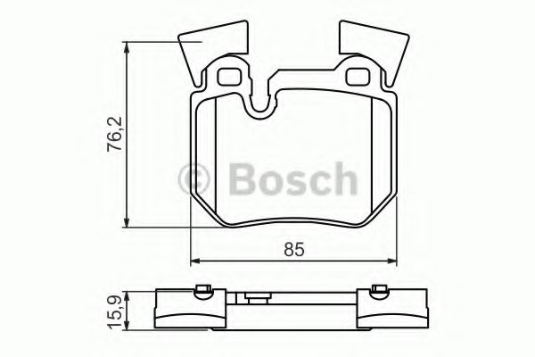 Тормозные колодки BOSCH 0 986 494 421