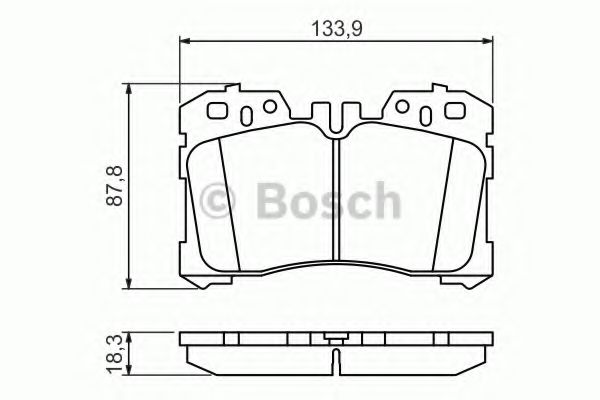 Тормозные колодки BOSCH 0 986 494 423