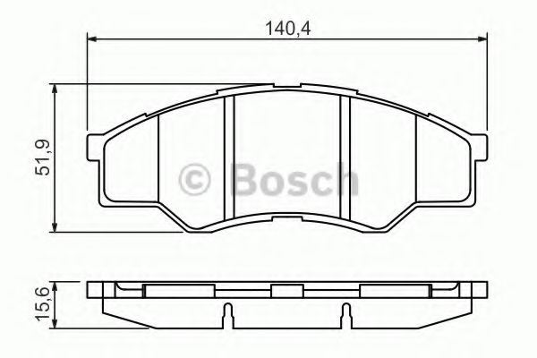 Тормозные колодки BOSCH 0 986 494 425