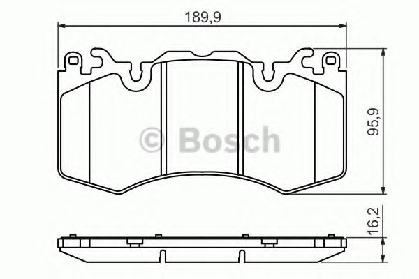 Тормозные колодки BOSCH 0 986 494 440