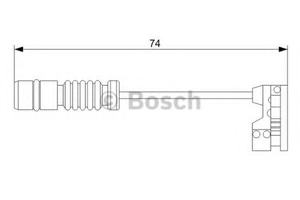 Датчик износа тормозных колодок BOSCH 1 987 473 008