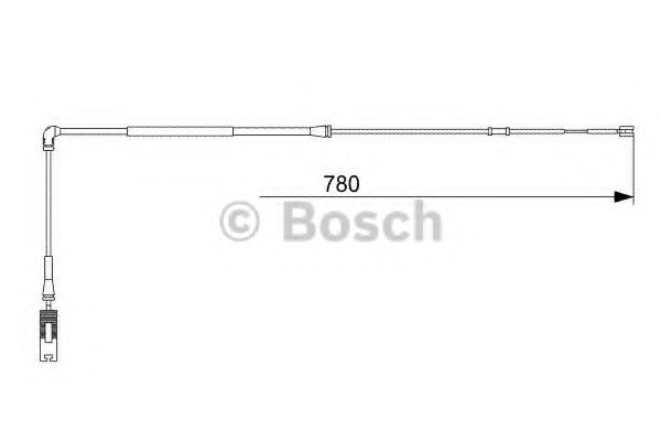 Датчик износа тормозных колодок BOSCH 1 987 473 009