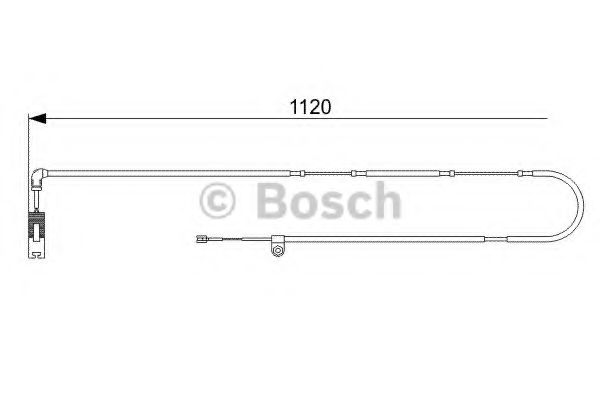 Датчик износа тормозных колодок BOSCH 1 987 473 010