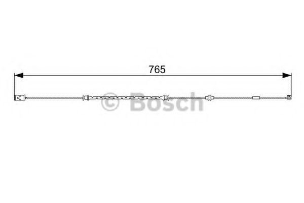Датчик износа тормозных колодок BOSCH 1 987 473 018