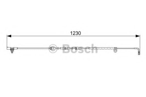 Датчик износа тормозных колодок BOSCH 1 987 473 022
