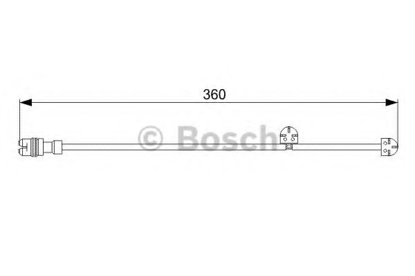 Датчик износа тормозных колодок BOSCH 1 987 473 023