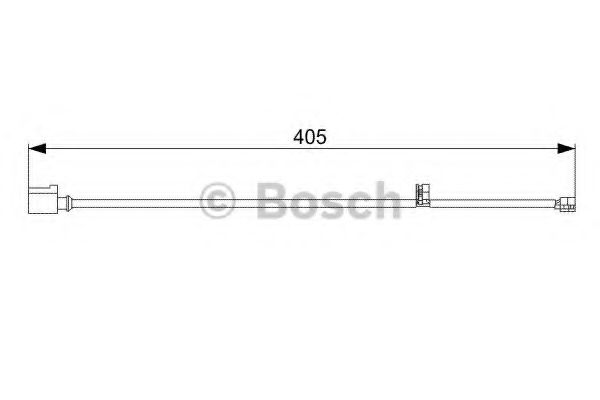 Датчик износа тормозных колодок BOSCH 1 987 473 025