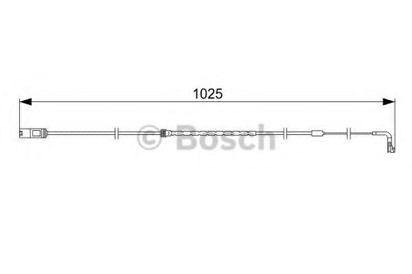 Датчик износа тормозных колодок BOSCH 1 987 473 026