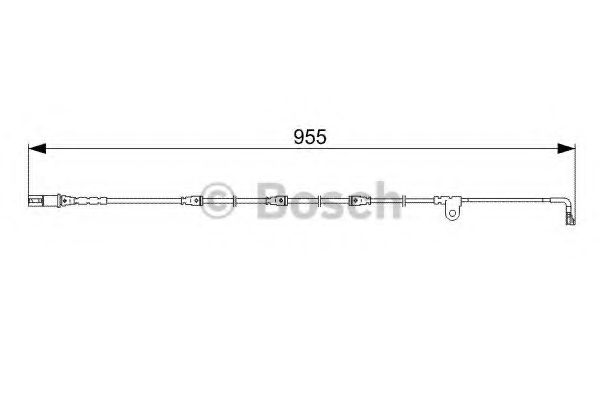 Датчик износа тормозных колодок BOSCH 1 987 473 028