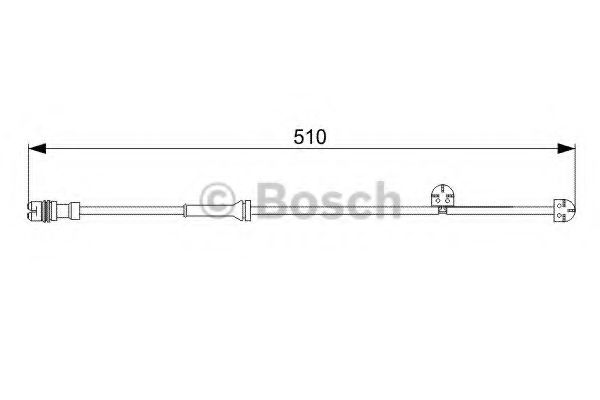 Датчик износа тормозных колодок BOSCH 1 987 473 029