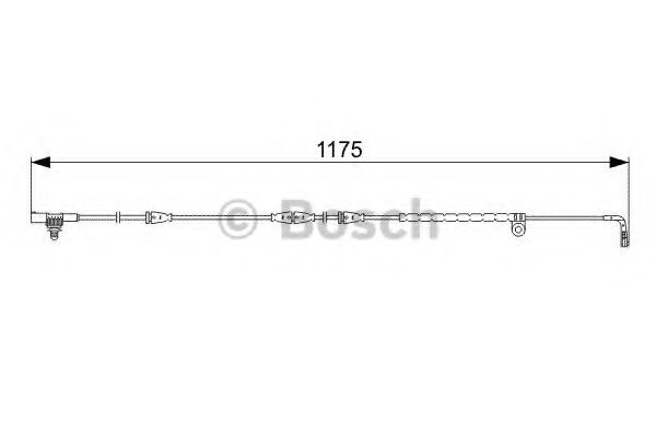 Датчик износа тормозных колодок BOSCH 1 987 473 032