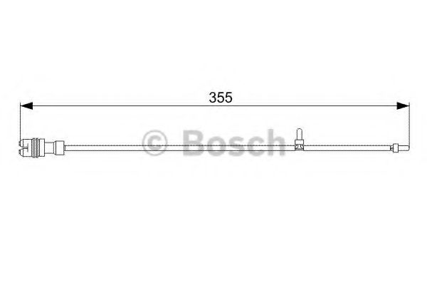 Датчик износа тормозных колодок BOSCH 1 987 473 034