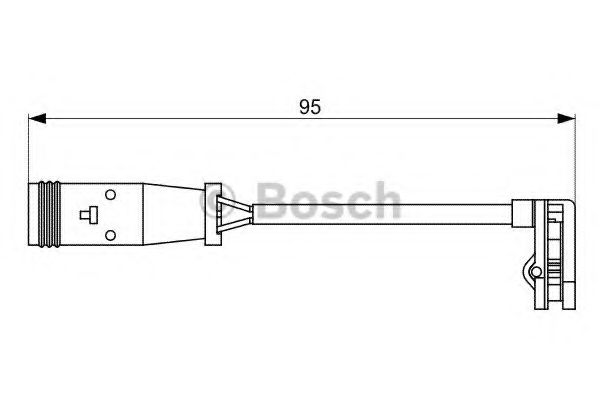 Датчик износа тормозных колодок BOSCH 1 987 473 036