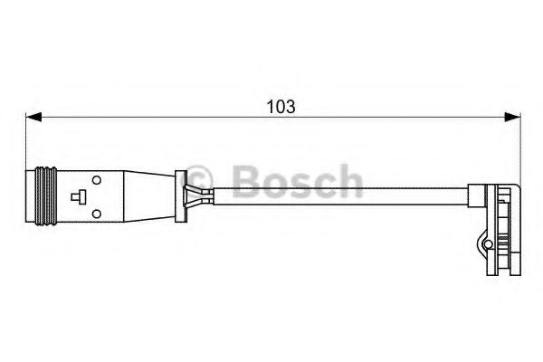 Датчик износа тормозных колодок BOSCH 1 987 473 037